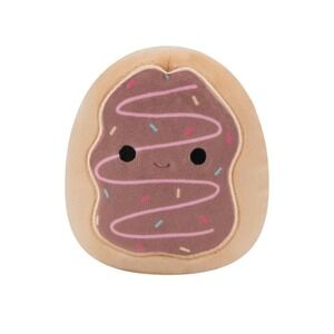 Squishmallows 3.5" Deja the Donut Squeaky Plush Dog Toy